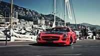 pic for Red Mercedes Benz Sls Amg 